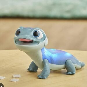 Blue and Gray Lizard Toy